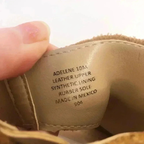 Steve Madden Adeline Booties Sandals Brown Suede Leather Women's Size 10 - Picture 9 of 14